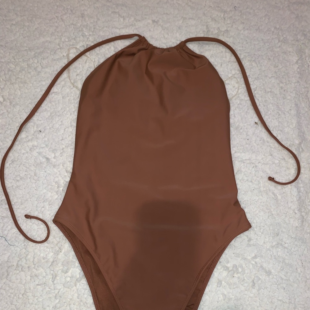 Backless One Piece Swimsuit